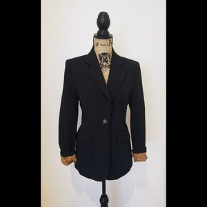 CAbi Blazer with Patterned Lining